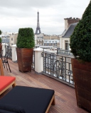 Best Balcony In Paris wallpaper 128x160