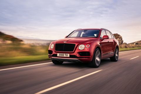 Обои Bentley Bentayga Luxury V8 SUV 480x320