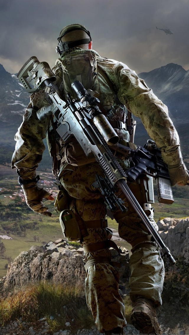 Fondo de pantalla Sniper Ghost Warrior 3 640x1136