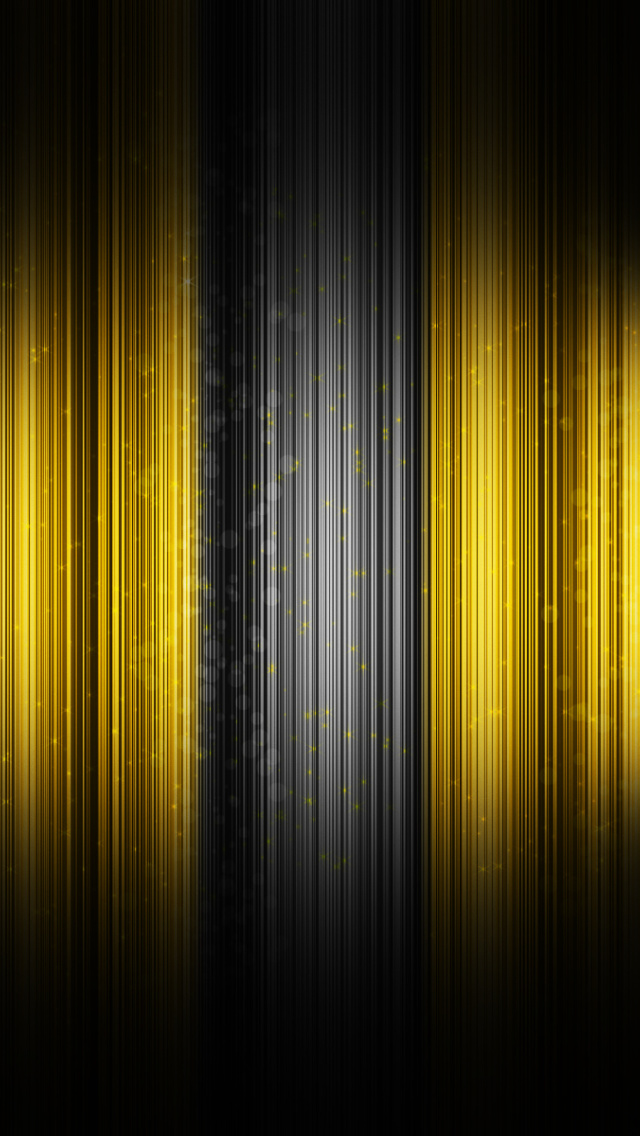 Fondo de pantalla Yellow Lines Pattern 640x1136