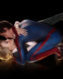 Screenshot №1 pro téma Amazing Spider Man Love Kiss 128x160