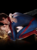 Fondo de pantalla Amazing Spider Man Love Kiss 132x176