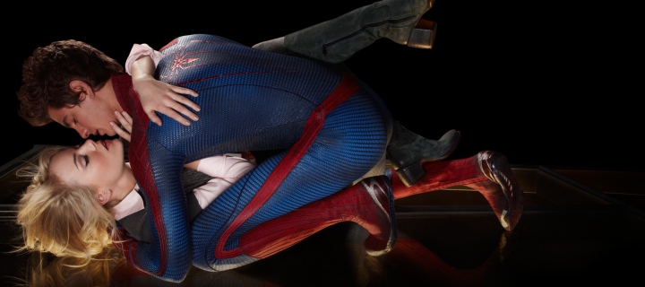 Screenshot №1 pro téma Amazing Spider Man Love Kiss 720x320