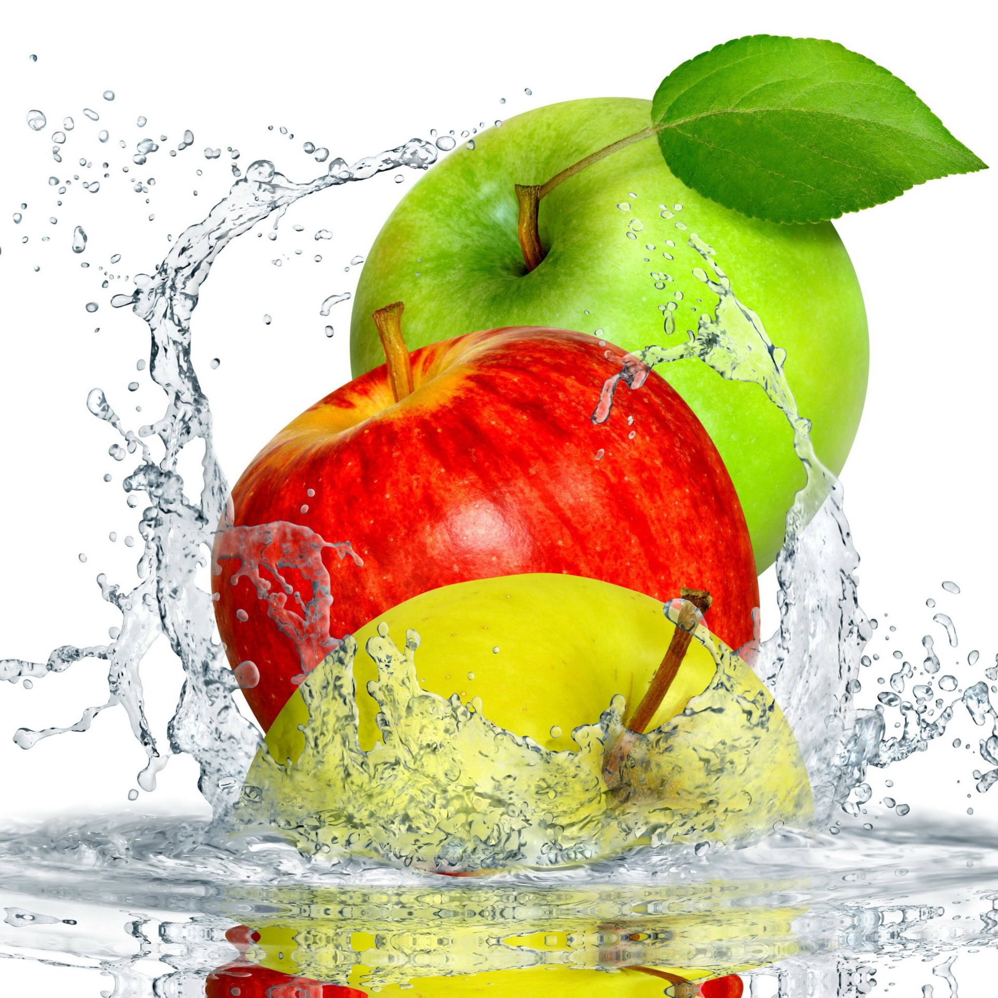 Apple Splash wallpaper 2048x2048