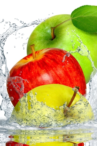 Apple Splash wallpaper 320x480