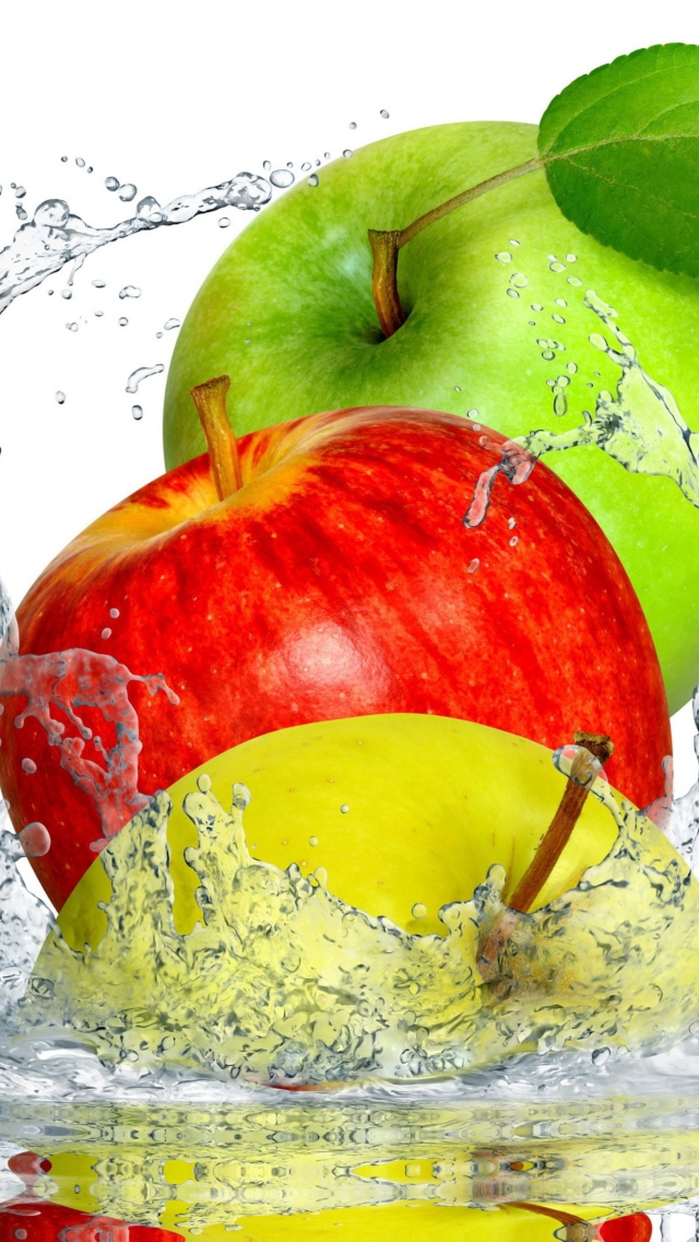 Das Apple Splash Wallpaper 640x1136