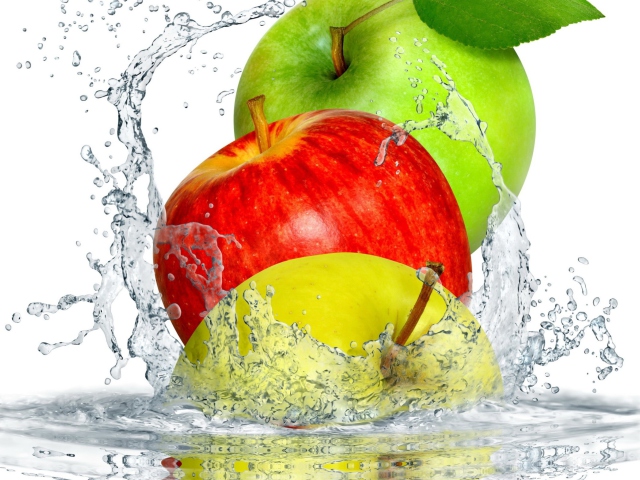 Fondo de pantalla Apple Splash 640x480