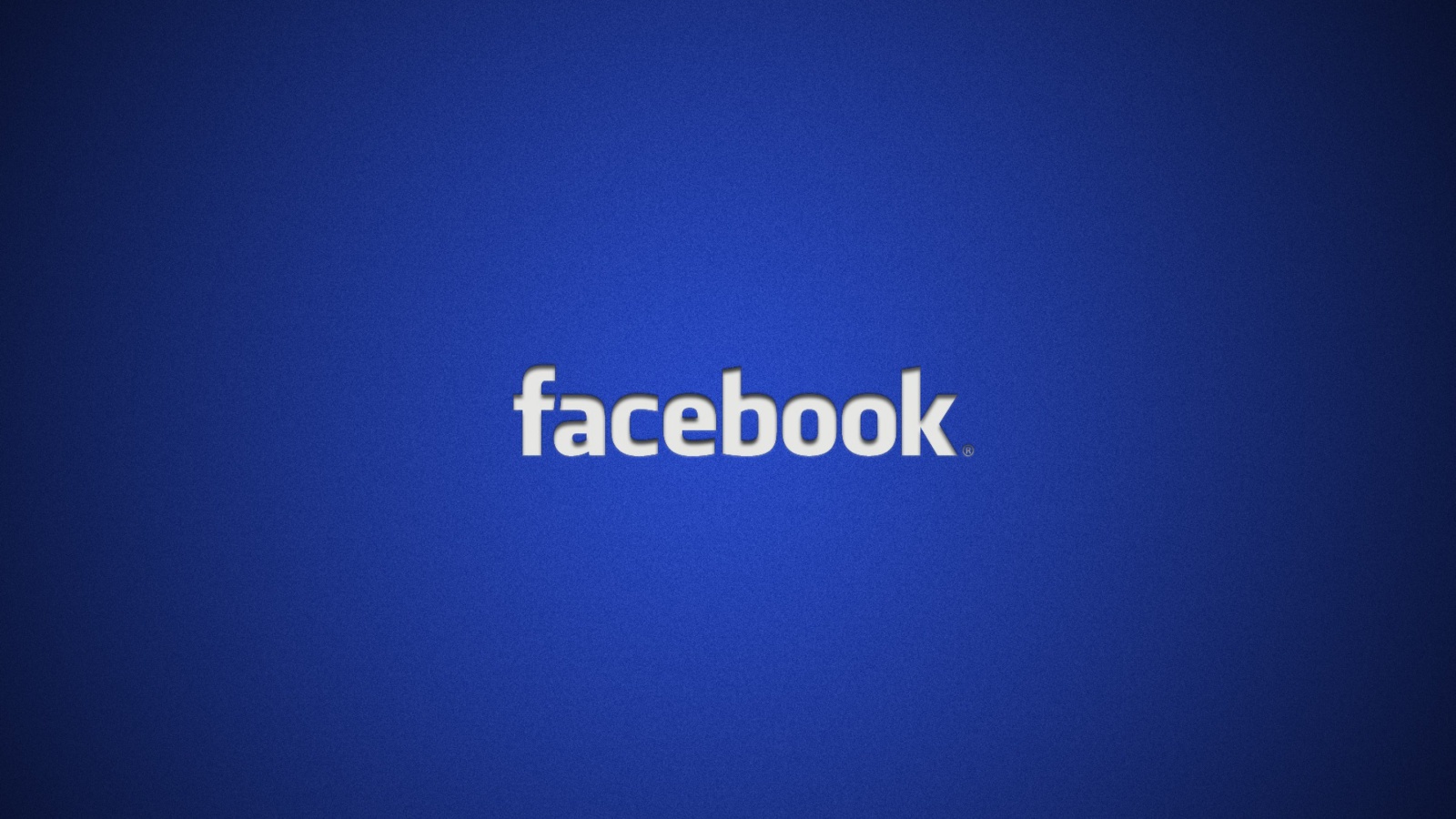 Facebook Logo wallpaper 1600x900