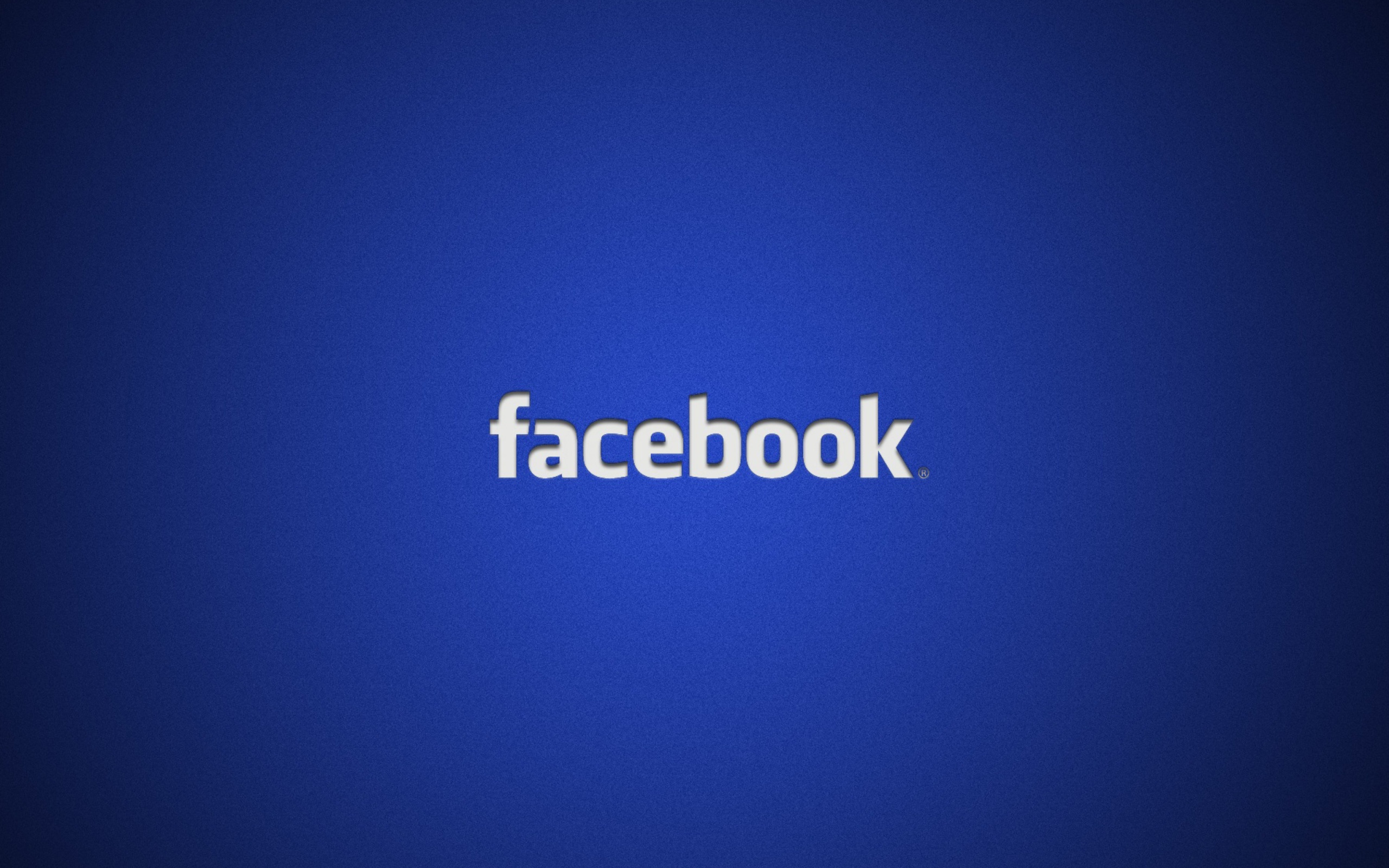 Facebook Logo wallpaper 2560x1600