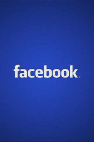 Das Facebook Logo Wallpaper 320x480