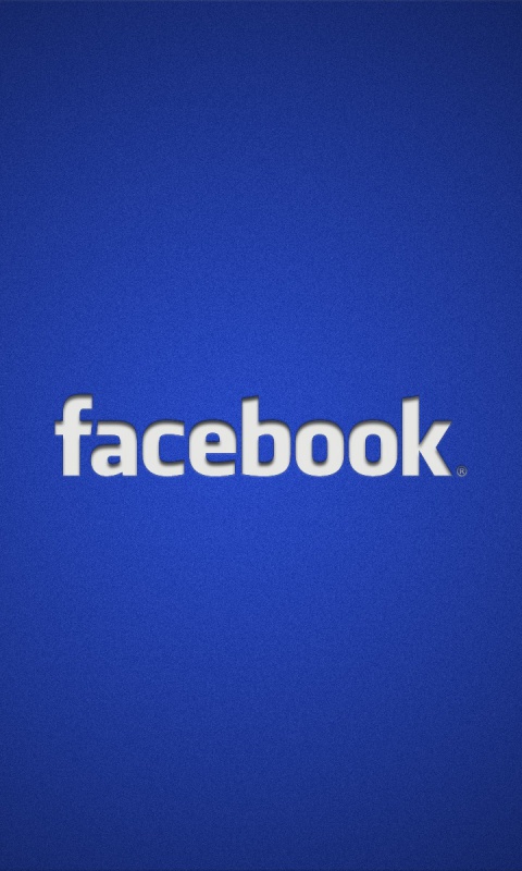 Das Facebook Logo Wallpaper 480x800