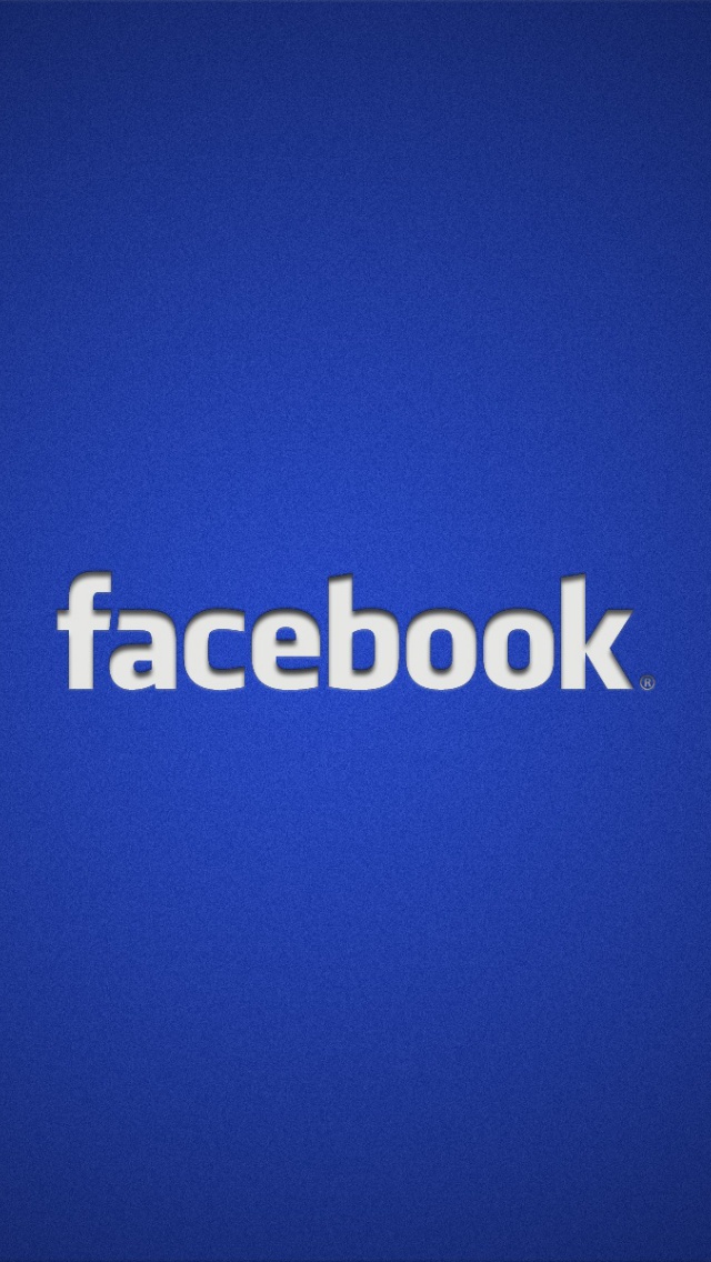Обои Facebook Logo 640x1136