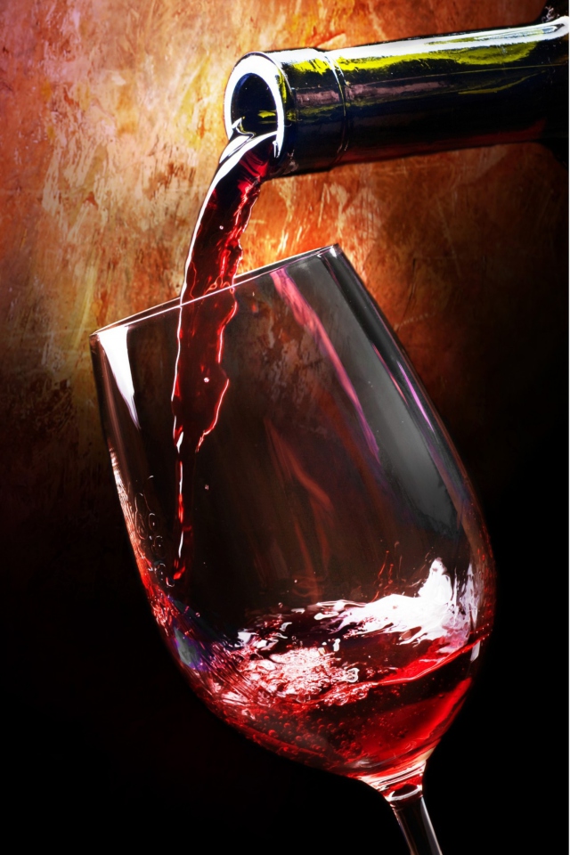 Bottle Of Wine wallpaper 640x960