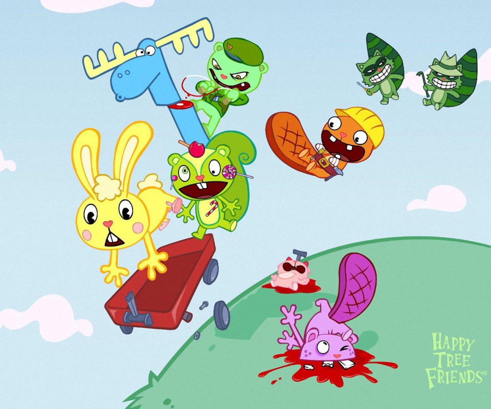 Sfondi Happy Tree Friends 960x800