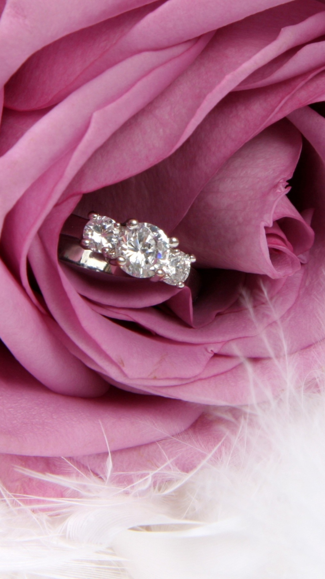 Screenshot №1 pro téma Engagement Ring In Pink Rose 1080x1920