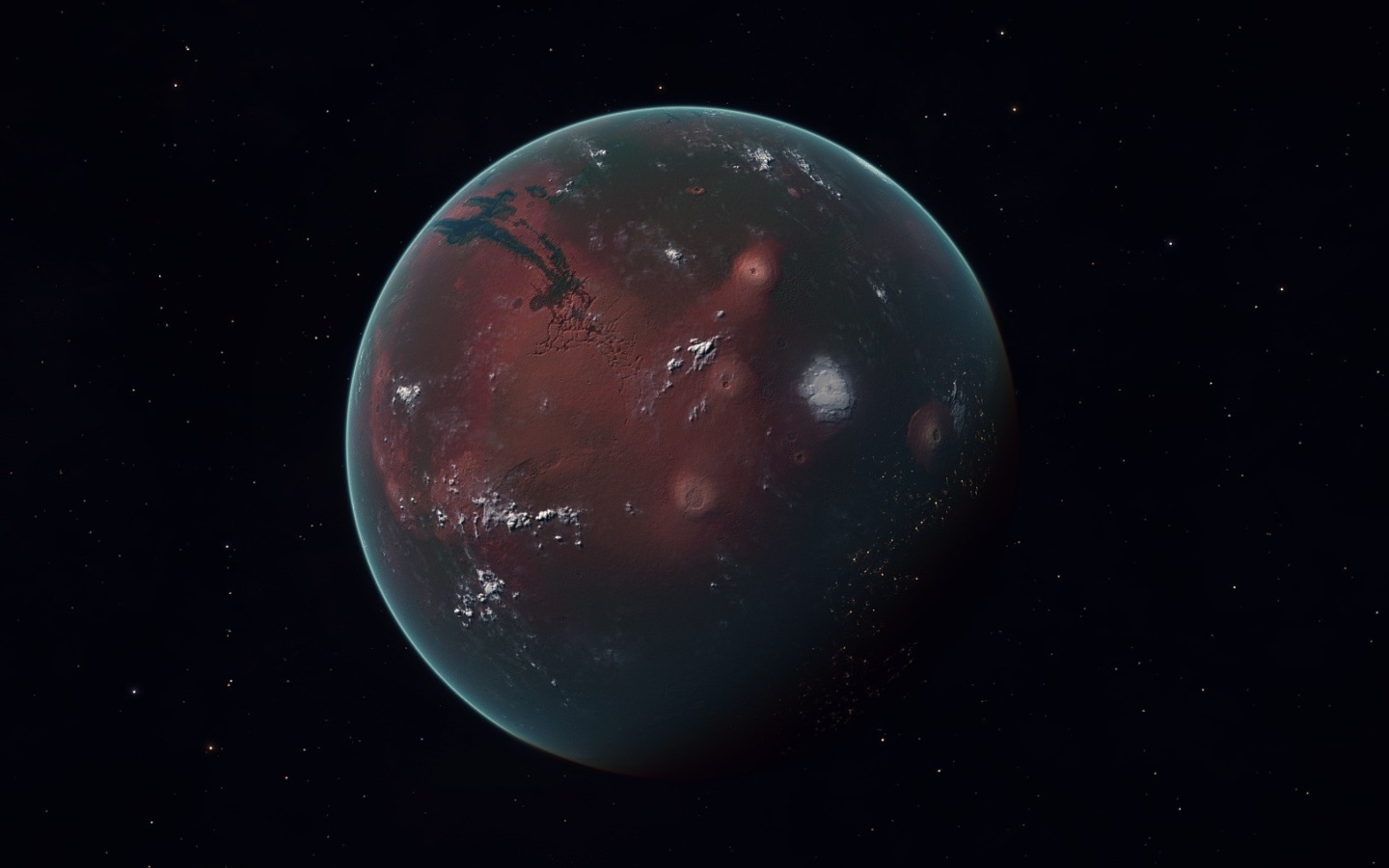 Обои Mars Planet 1440x900