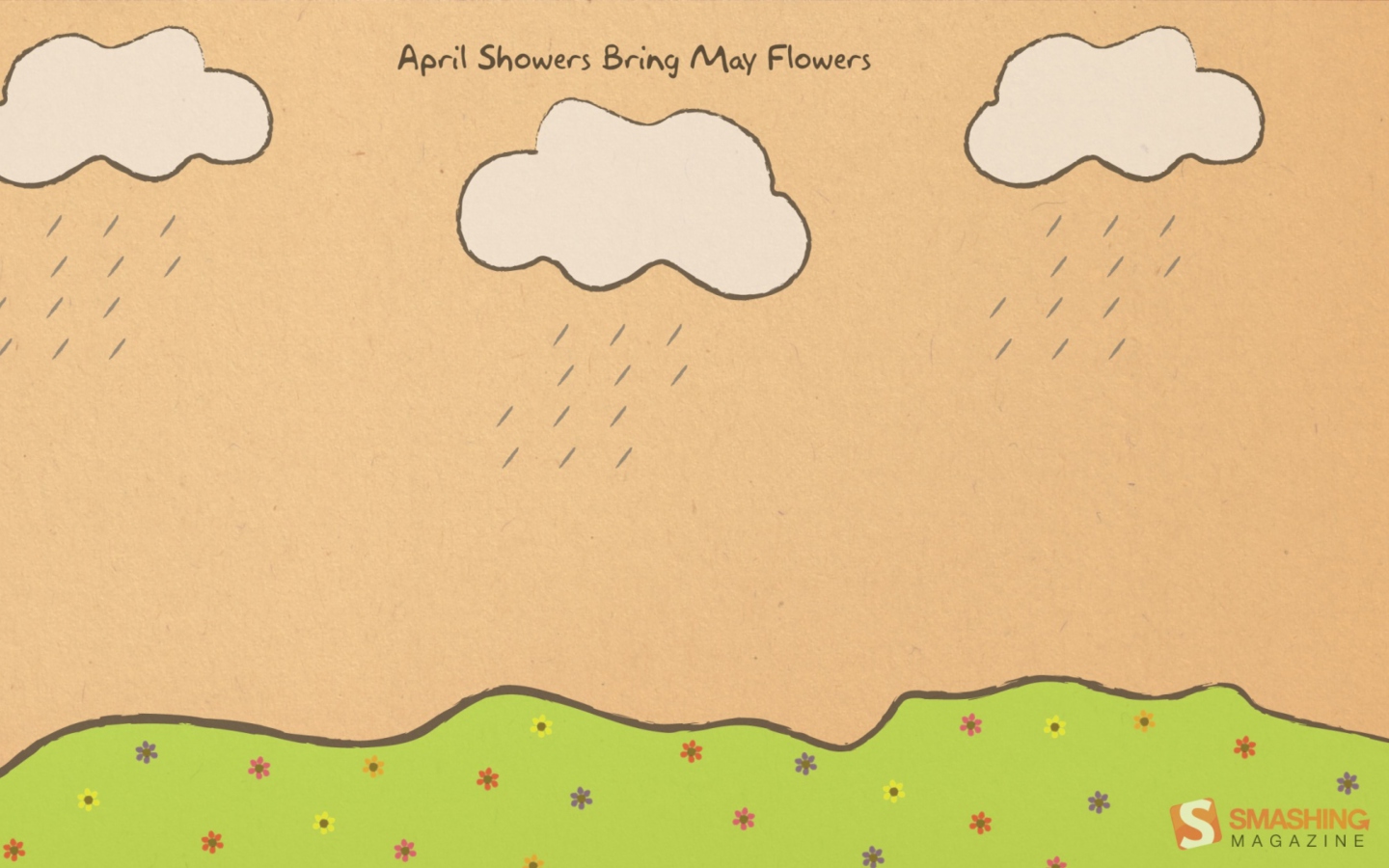 April Showers Bring More Flowers wallpaper 1440x900