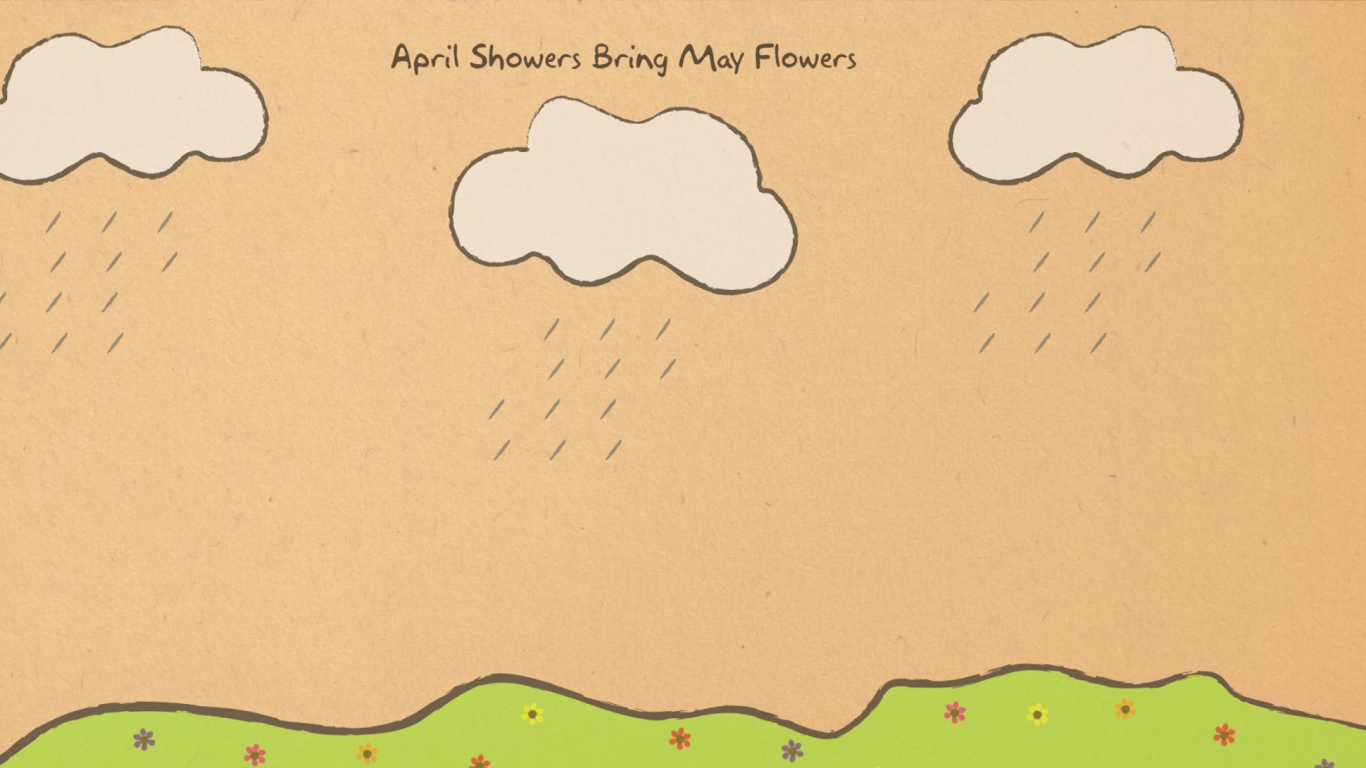 Fondo de pantalla April Showers Bring More Flowers 1920x1080