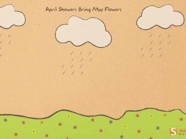 Обои April Showers Bring More Flowers 640x480