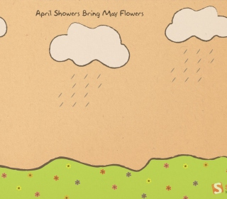 April Showers Bring More Flowers sfondi gratuiti per iPad mini