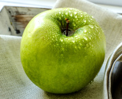Das Green Apple Wallpaper 176x144