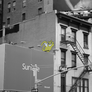 Kostenloses New York Street Art Wallpaper für iPad Air