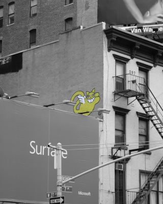 Kostenloses New York Street Art Wallpaper für Motorola Active