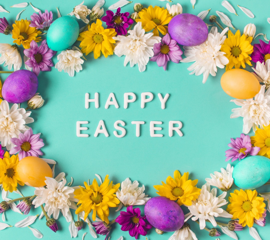 Das Happy Easter Celebrate Wallpaper 1080x960