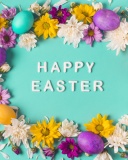 Fondo de pantalla Happy Easter Celebrate 128x160