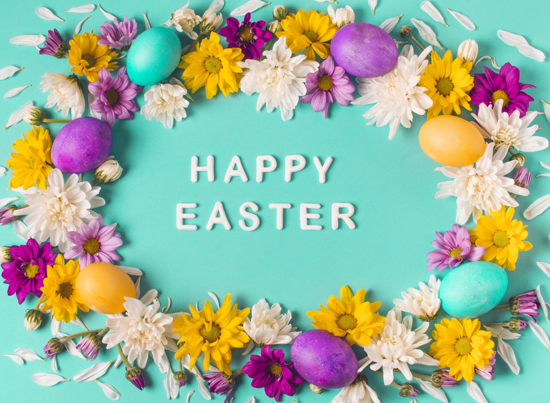 Das Happy Easter Celebrate Wallpaper 1920x1408