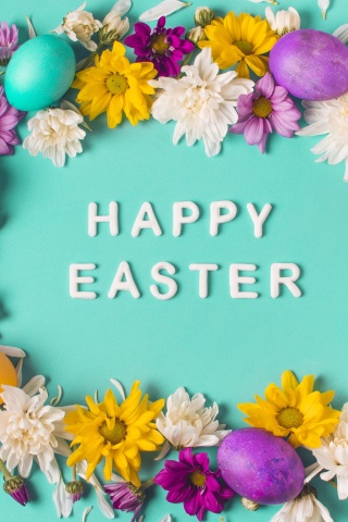 Fondo de pantalla Happy Easter Celebrate 320x480