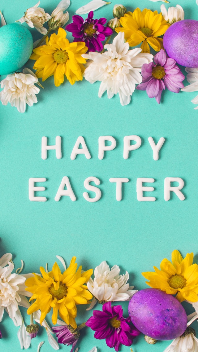 Fondo de pantalla Happy Easter Celebrate 640x1136