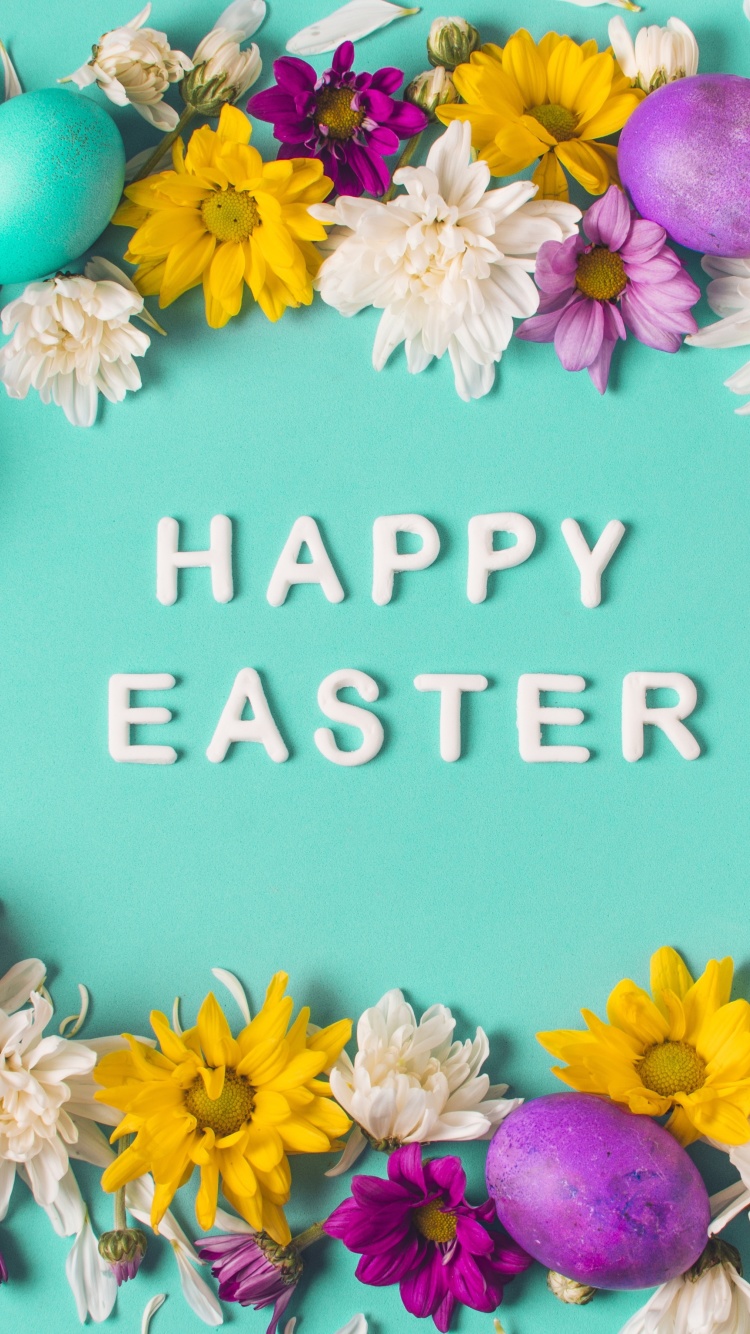 Happy Easter Celebrate wallpaper 750x1334