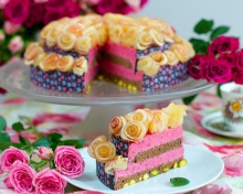 Sfondi Amazing Bright Cake 220x176