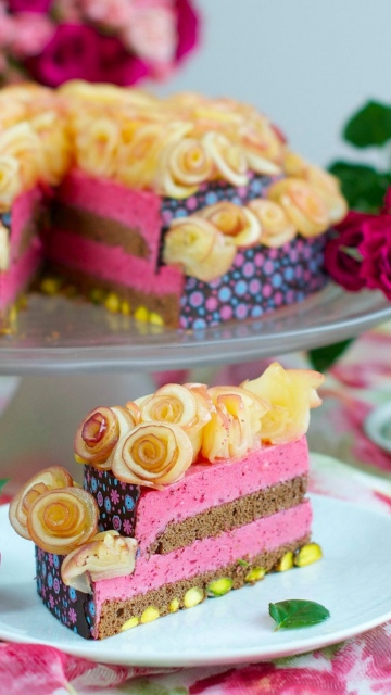 Обои Amazing Bright Cake 360x640