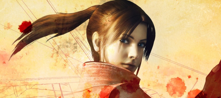 Resident Evil Claire Redfield wallpaper 720x320