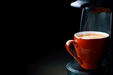 Das Espresso from Coffee Machine Wallpaper 480x320