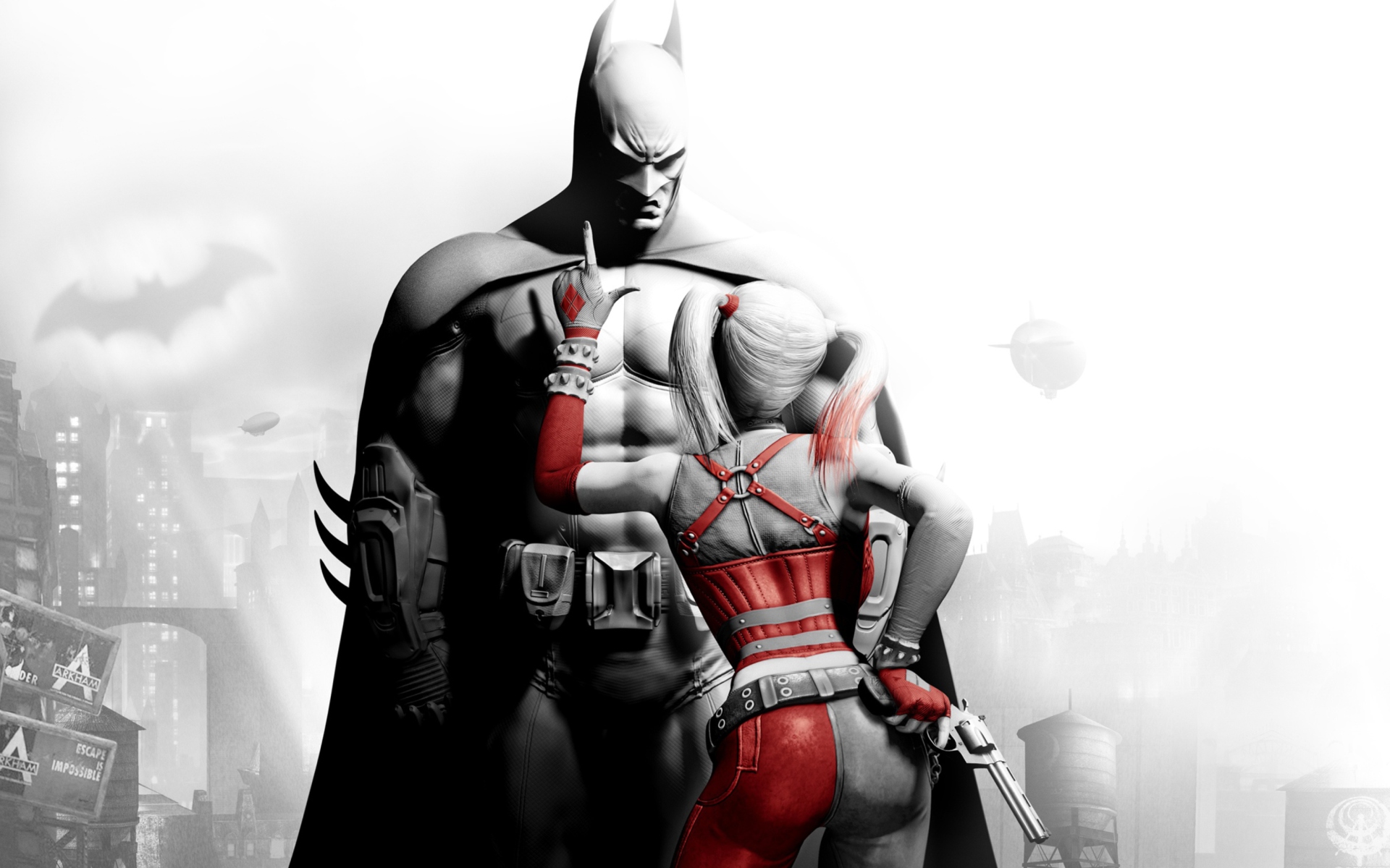 Fondo de pantalla Batman And Harley Quinn 1920x1200