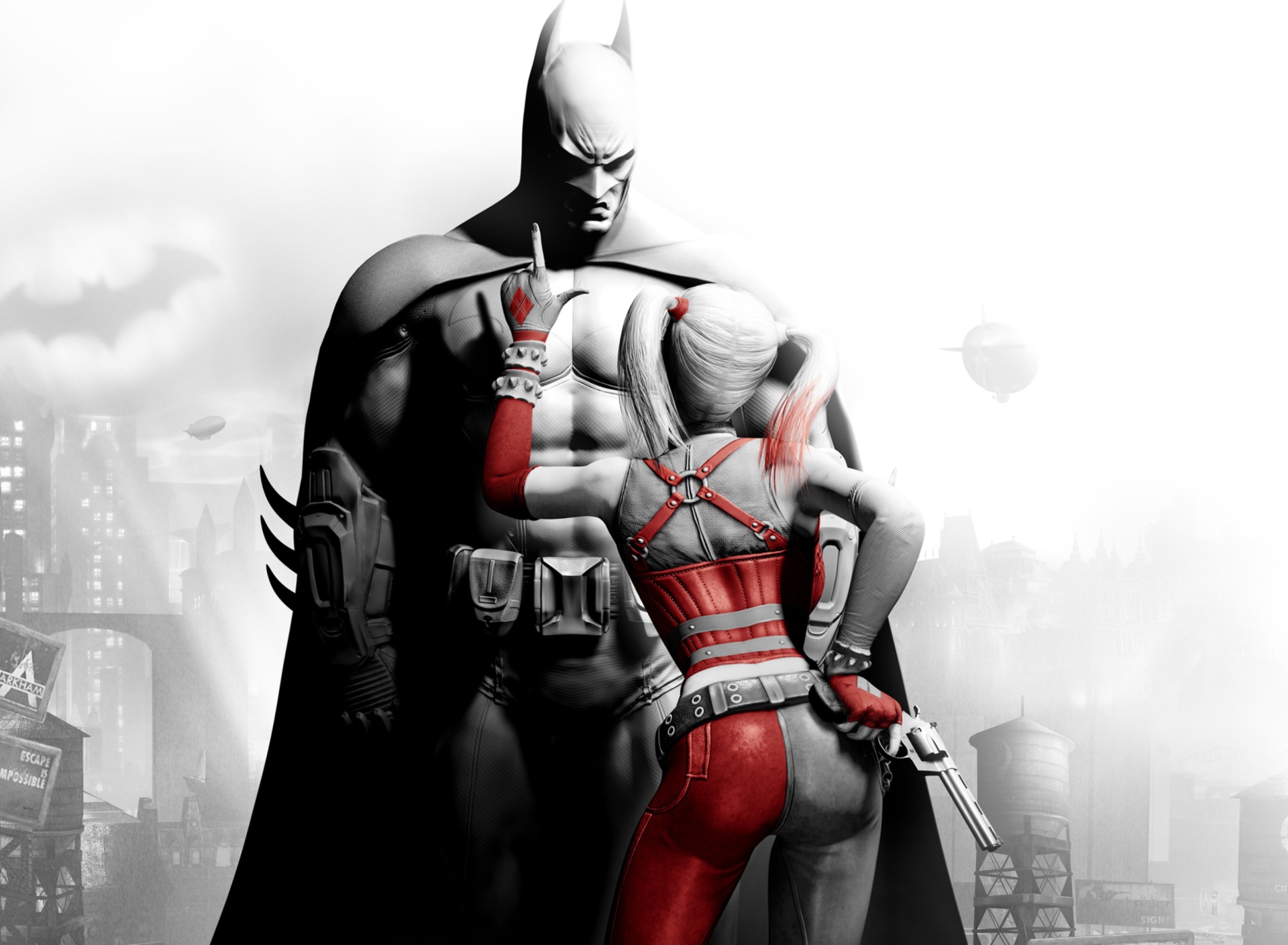 Sfondi Batman And Harley Quinn 1920x1408