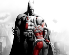 Batman And Harley Quinn wallpaper 220x176