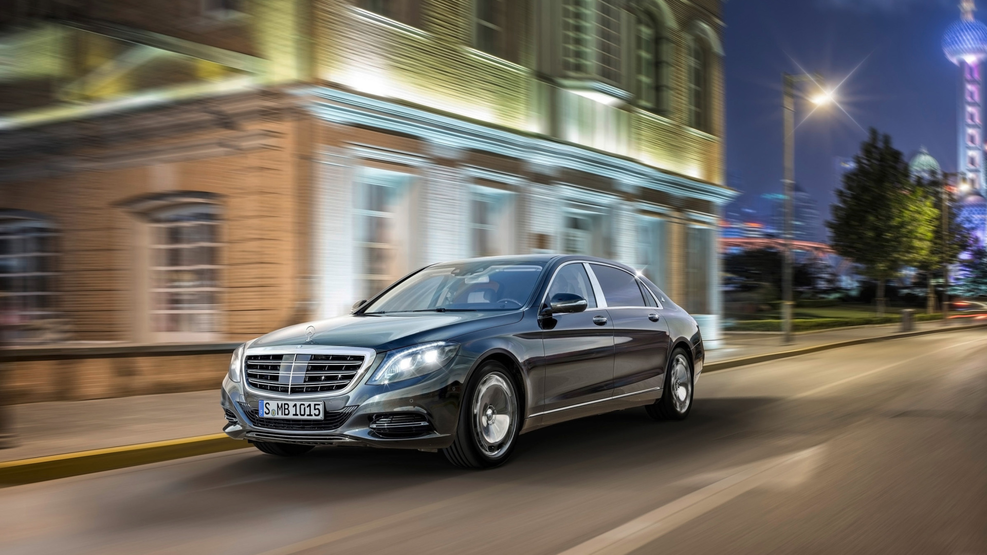 Mercedes Maybach S600 2016 wallpaper 1920x1080