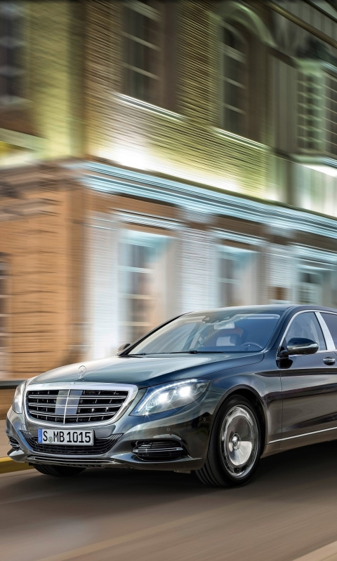 Mercedes Maybach S600 2016 screenshot #1 480x800