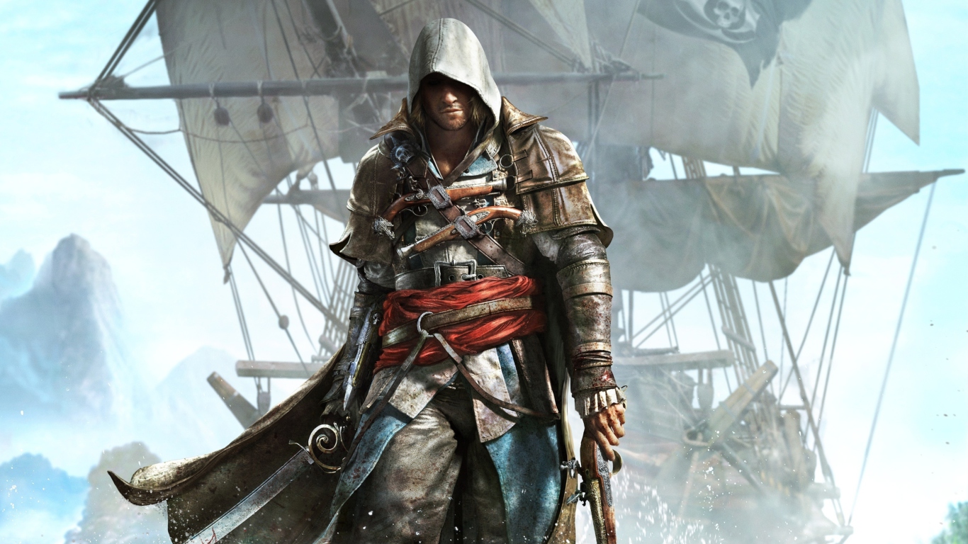 Das Blackangel - Assassin's Creed Wallpaper 1366x768