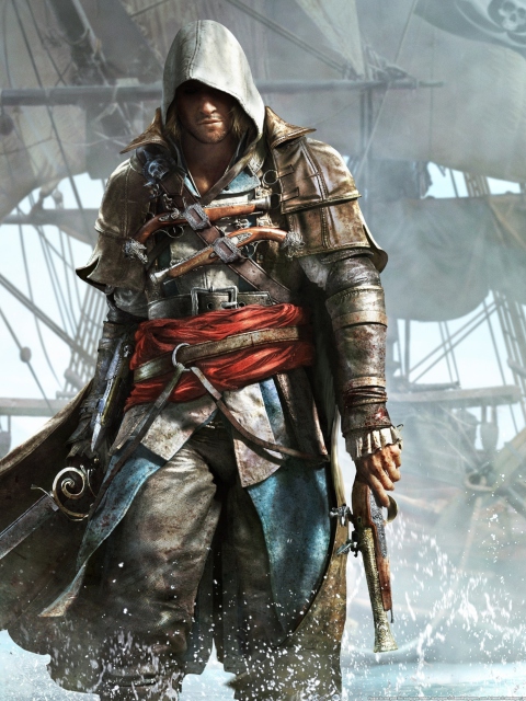 Das Blackangel - Assassin's Creed Wallpaper 480x640