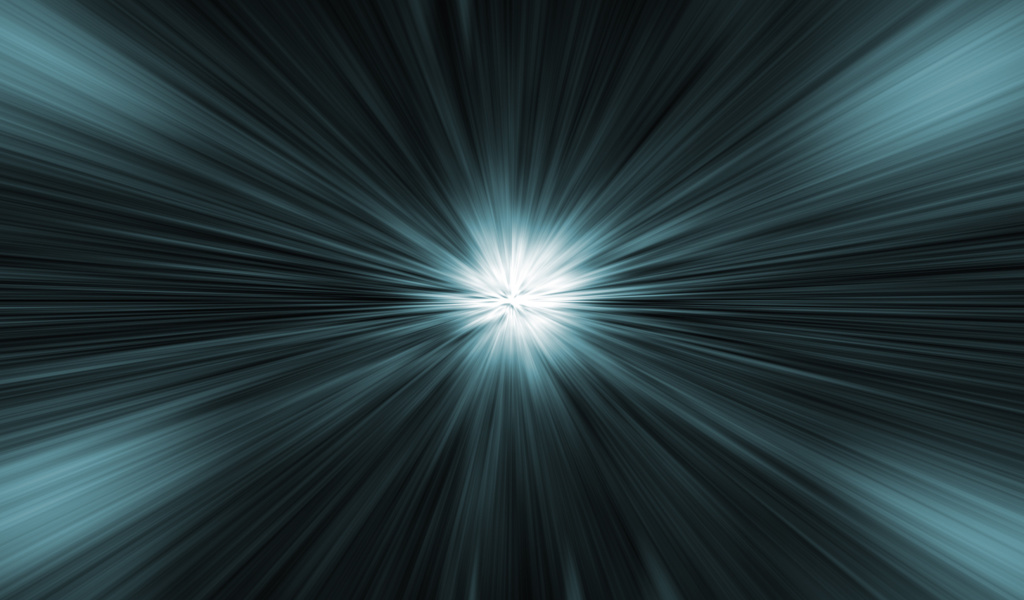 Screenshot №1 pro téma Bright rays on a dark background 1024x600