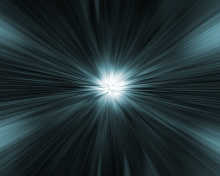Fondo de pantalla Bright rays on a dark background 220x176