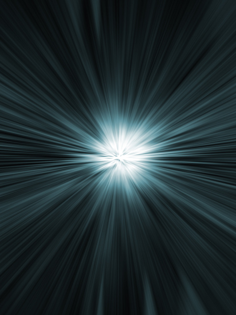 Sfondi Bright rays on a dark background 480x640