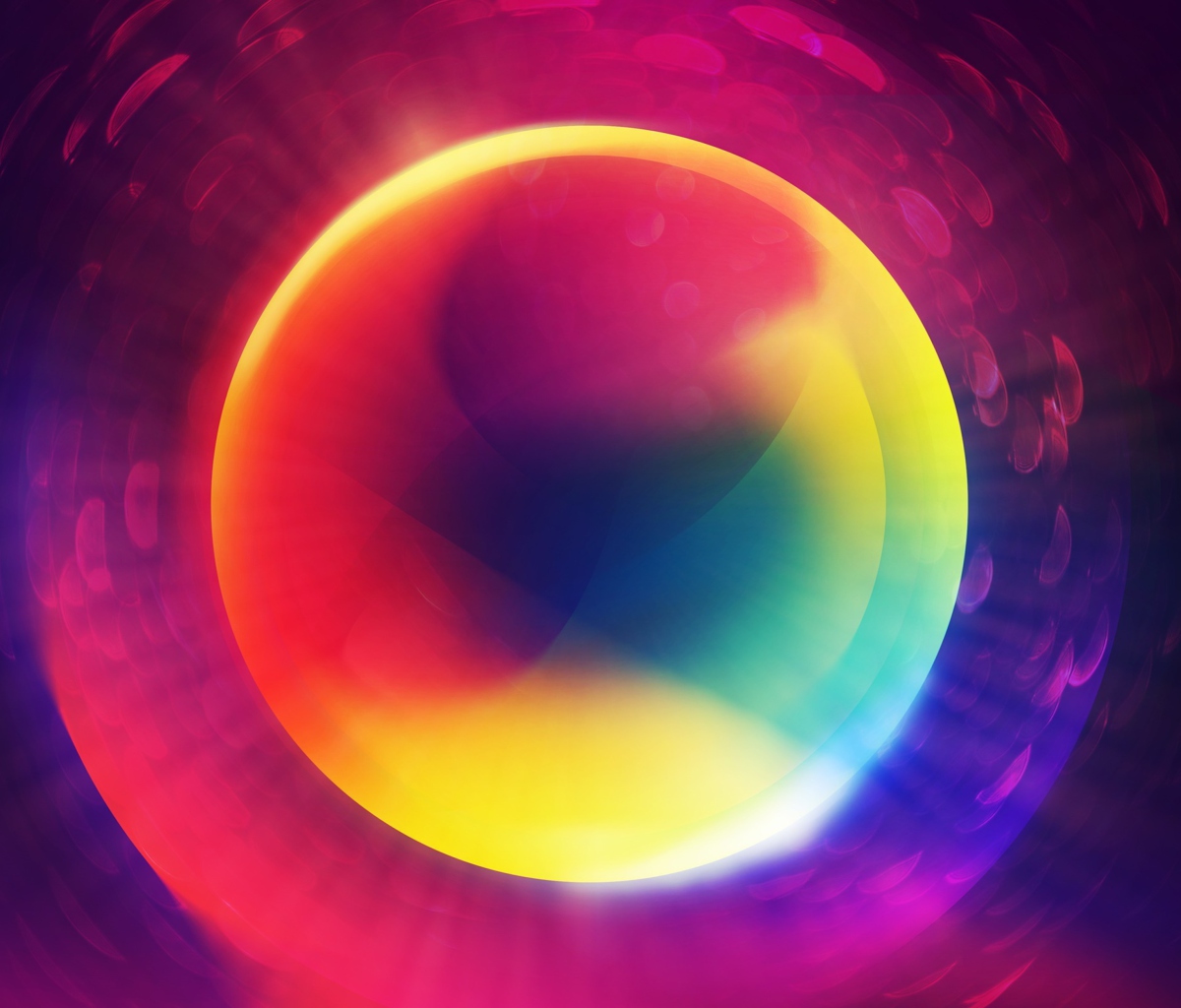 Colorful Circle wallpaper 1200x1024