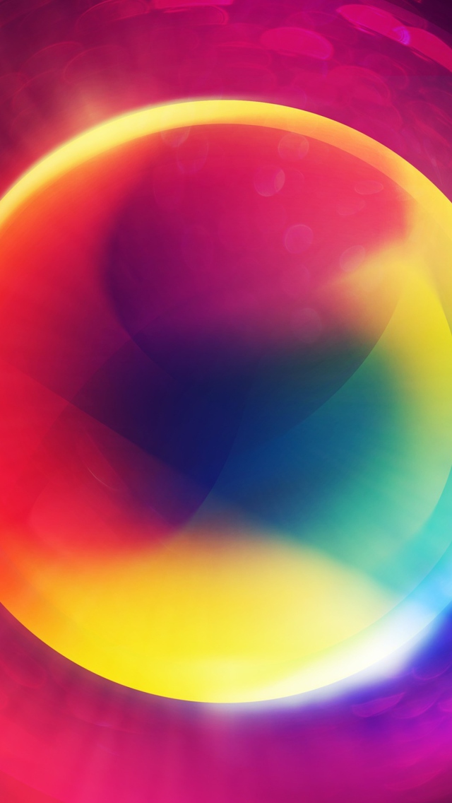 Colorful Circle wallpaper 640x1136