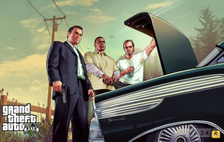 GTA 5 Background for Android, iPhone and iPad